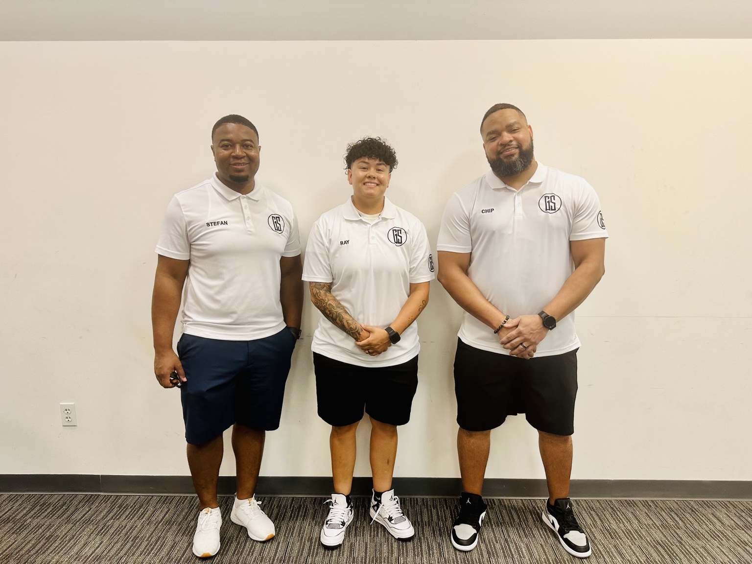 The Golden Shear team: Stefan, Raven, and Chip
